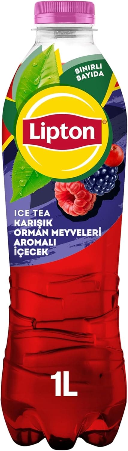 Lipton Ice Tea Karışık Orman Meyveli Aromalı Soğuk Çay Pet, 1 Litre