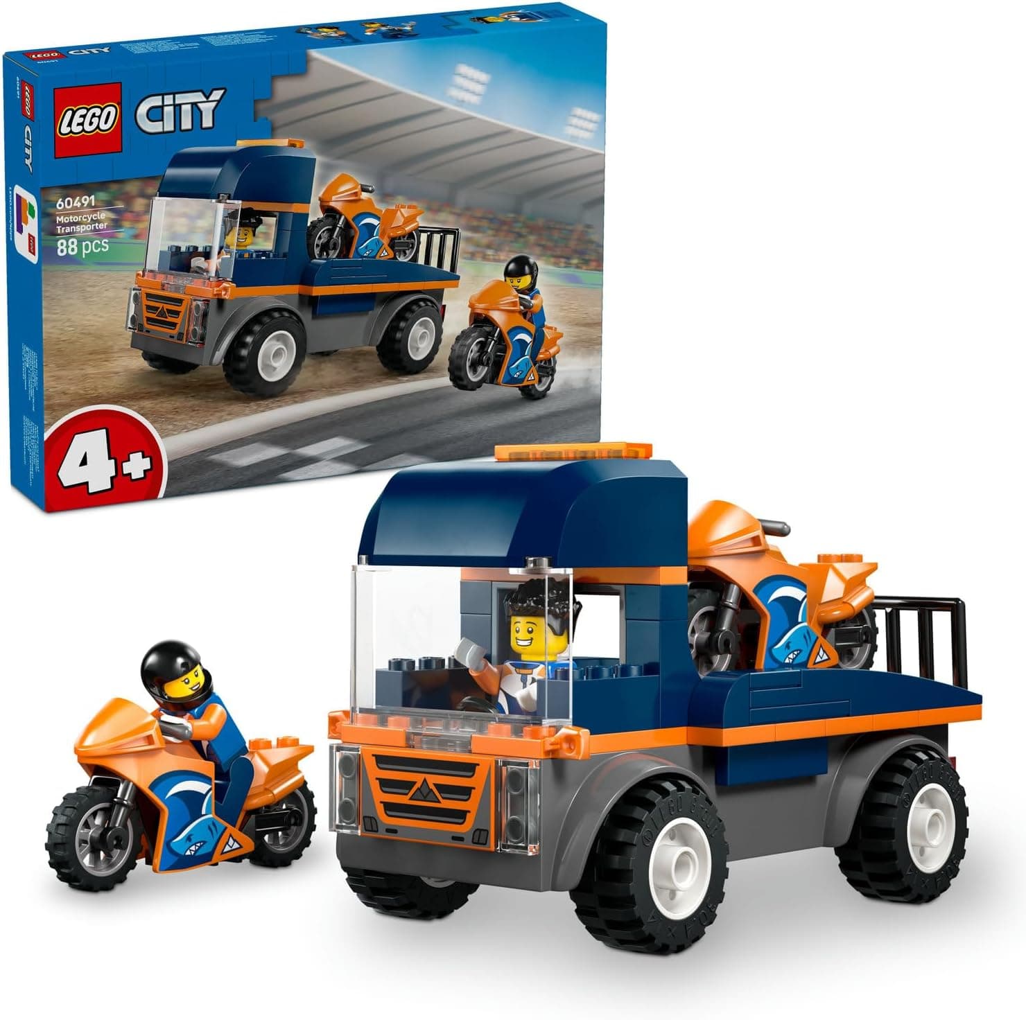 LEGO City Motosiklet Taşıyıcı 60491