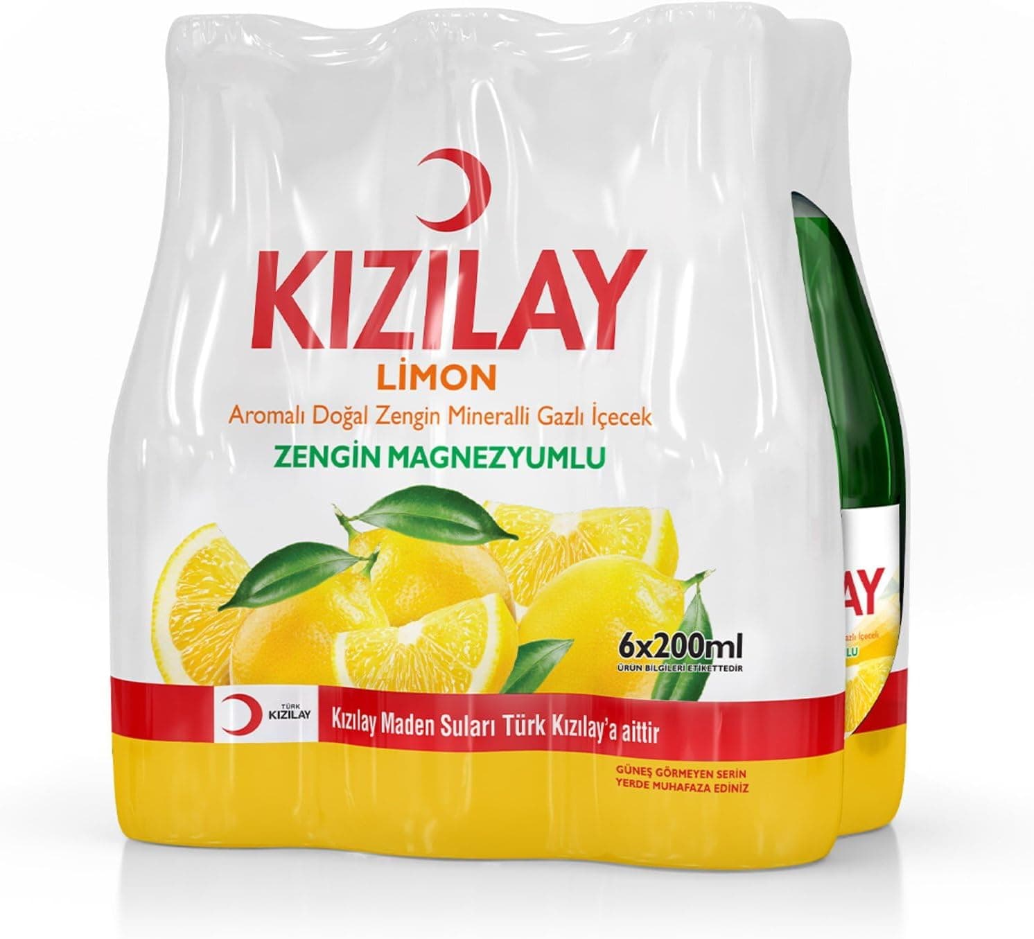 Kızılay Limon Aromalı Maden Suyu 6x200 ml