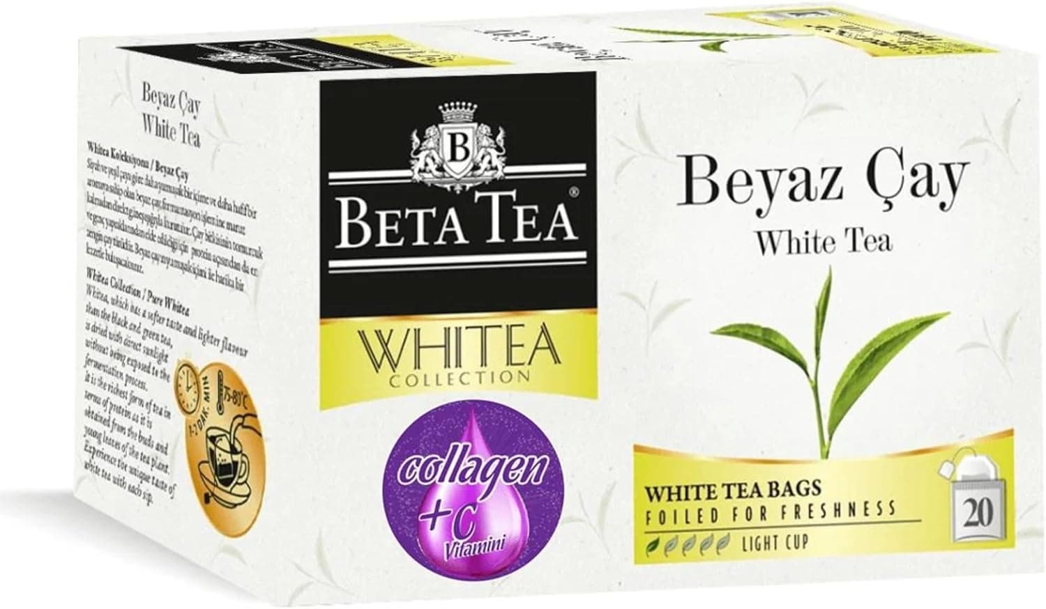 Beta Kolajen Vitaminli Beyaz Çay 20x2 gr