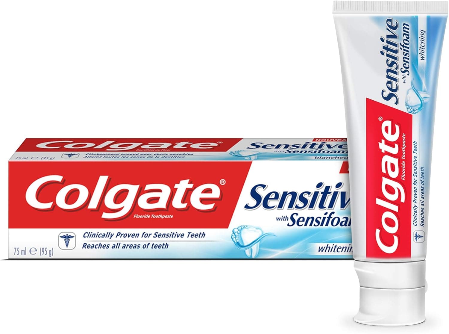 Colgate Sensitive Sensifoam Beyazlatıcı Diş Macunu 75 ml