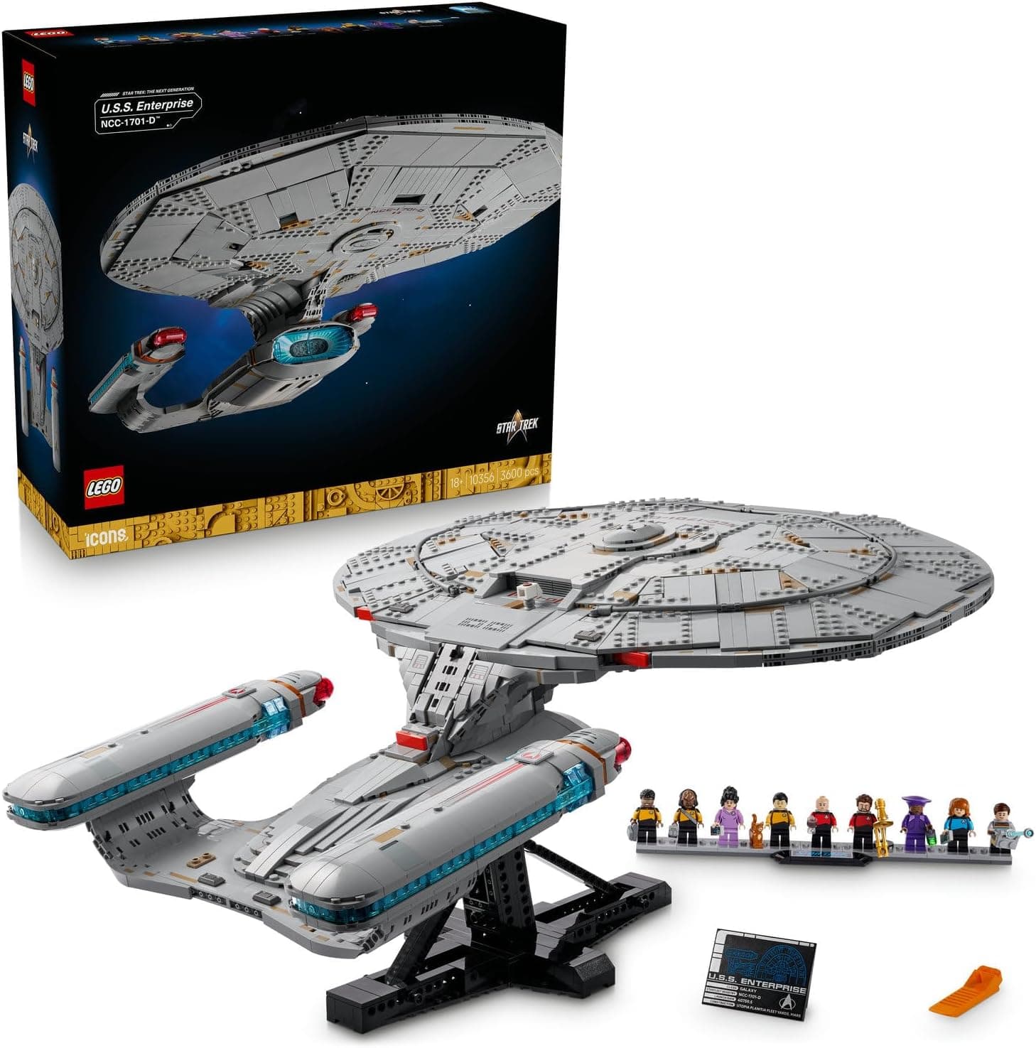 LEGO Icons Star Trek: U.S.S. Enterprise NCC-1701-D 10356