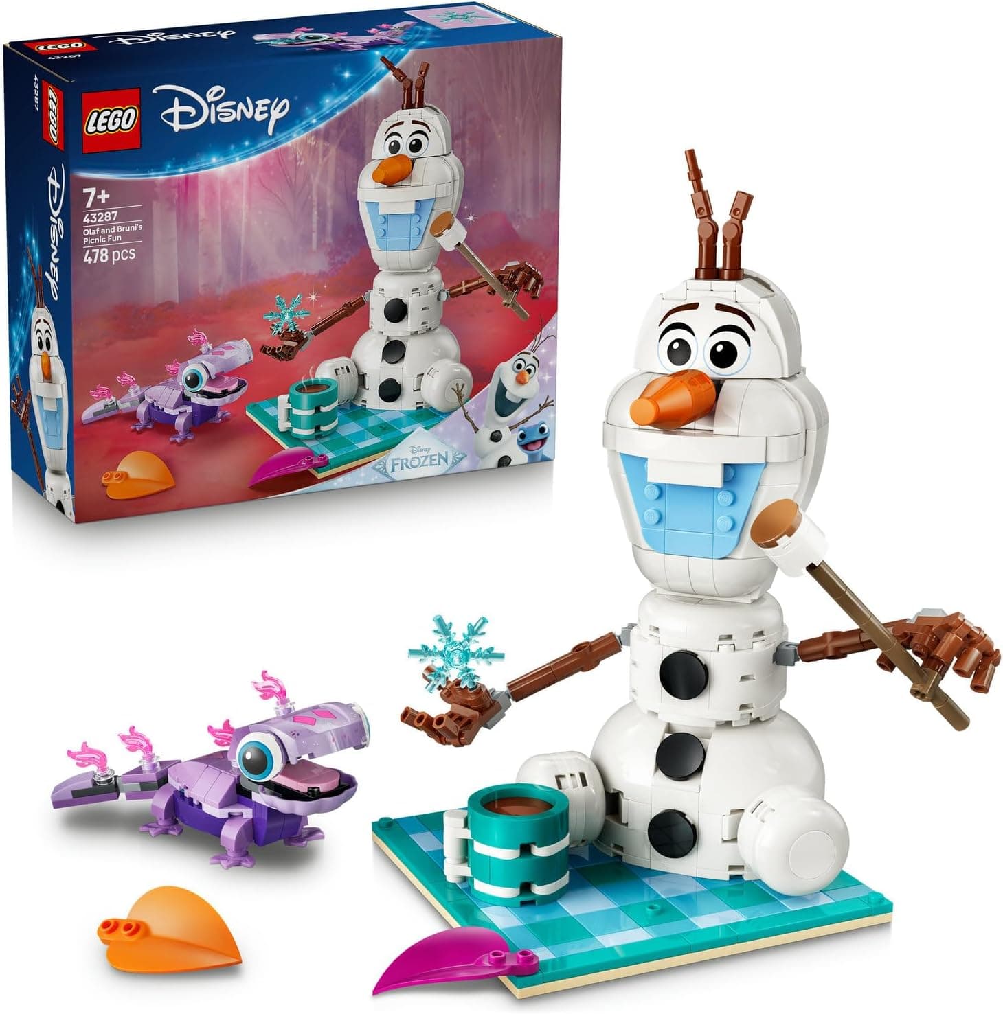LEGO Disney Princess Karlar Ülkesi Olaf ve Bruninin Piknik Eğlencesi 43287