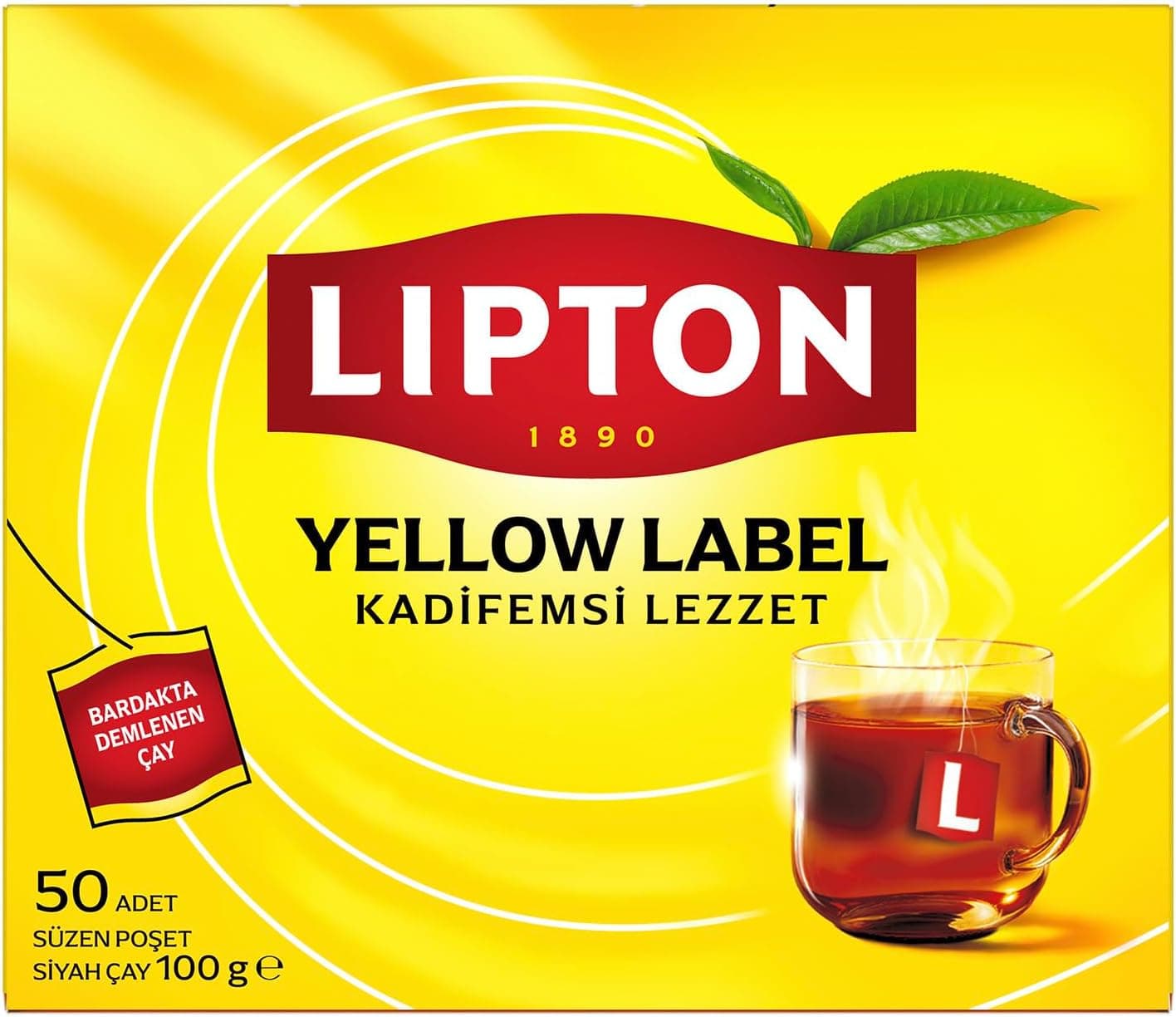 Lipton Yellow Label Bardak Çay 50Li, 100G