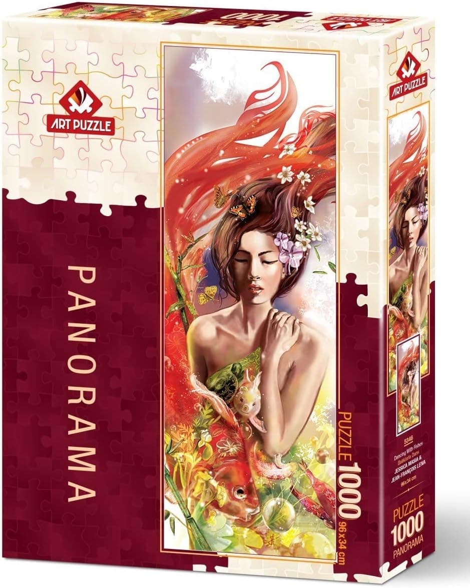 Art Puzzle Balıklarla Dans 1000 Parça Panorama Puz