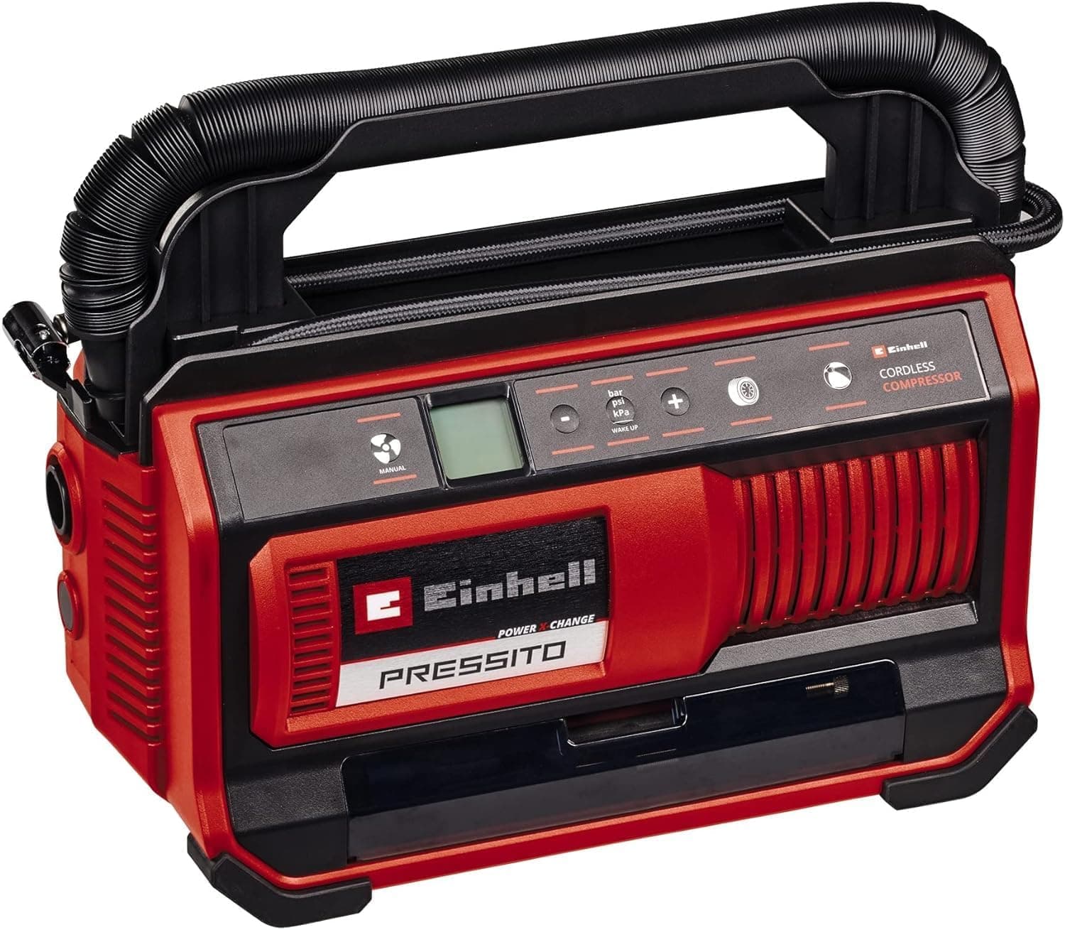 Einhell PRESSITO 18/25 - Solo, Akülü Kompresör ve Einhell 18V 2,5 Ah PXC Starter Kit (Başlangıç Seti)