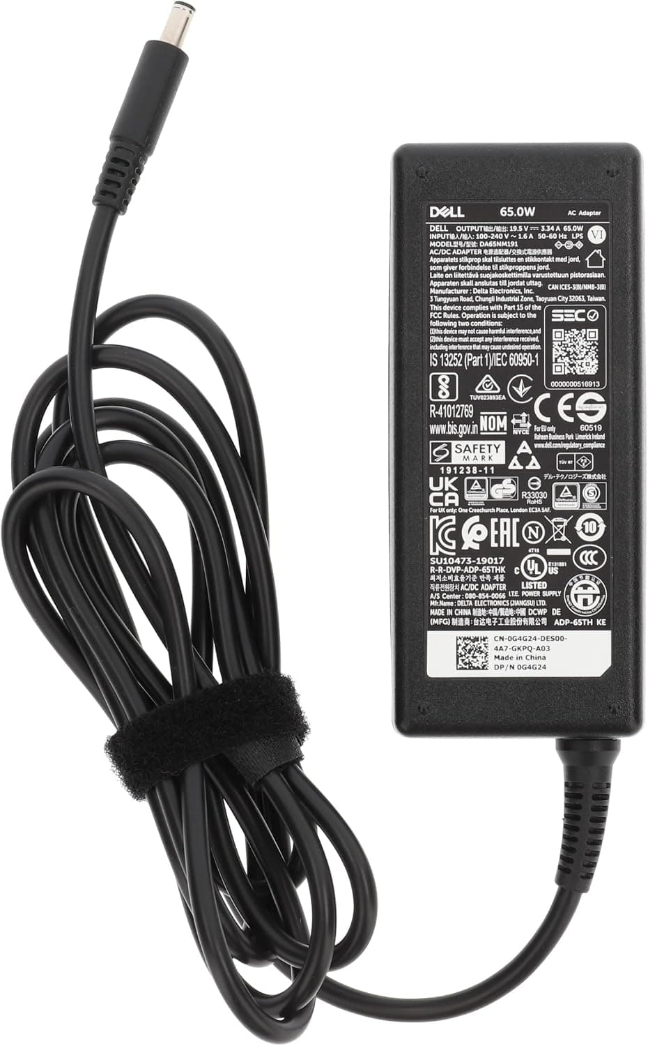 Dell Inspiron 3000 5000 7000 Serisi ve Vostro 65 W İnce Siyah Adaptör Şarj Cihazı 450-AECL MGJN9 G6J41