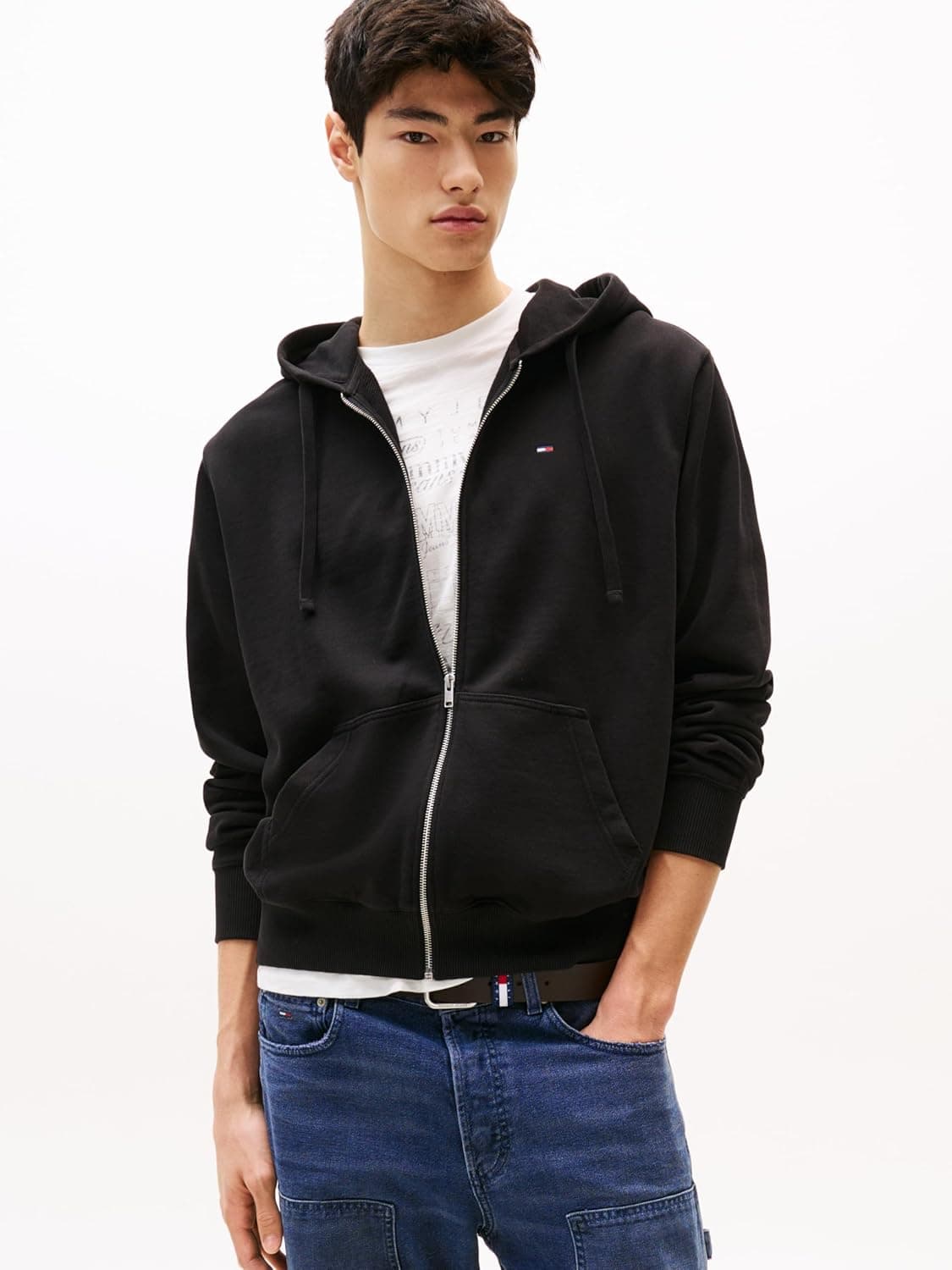 Tommy Hilfiger TJM RLX S FLAG ZIP THRU HOODIE Sweatshirt Erkek