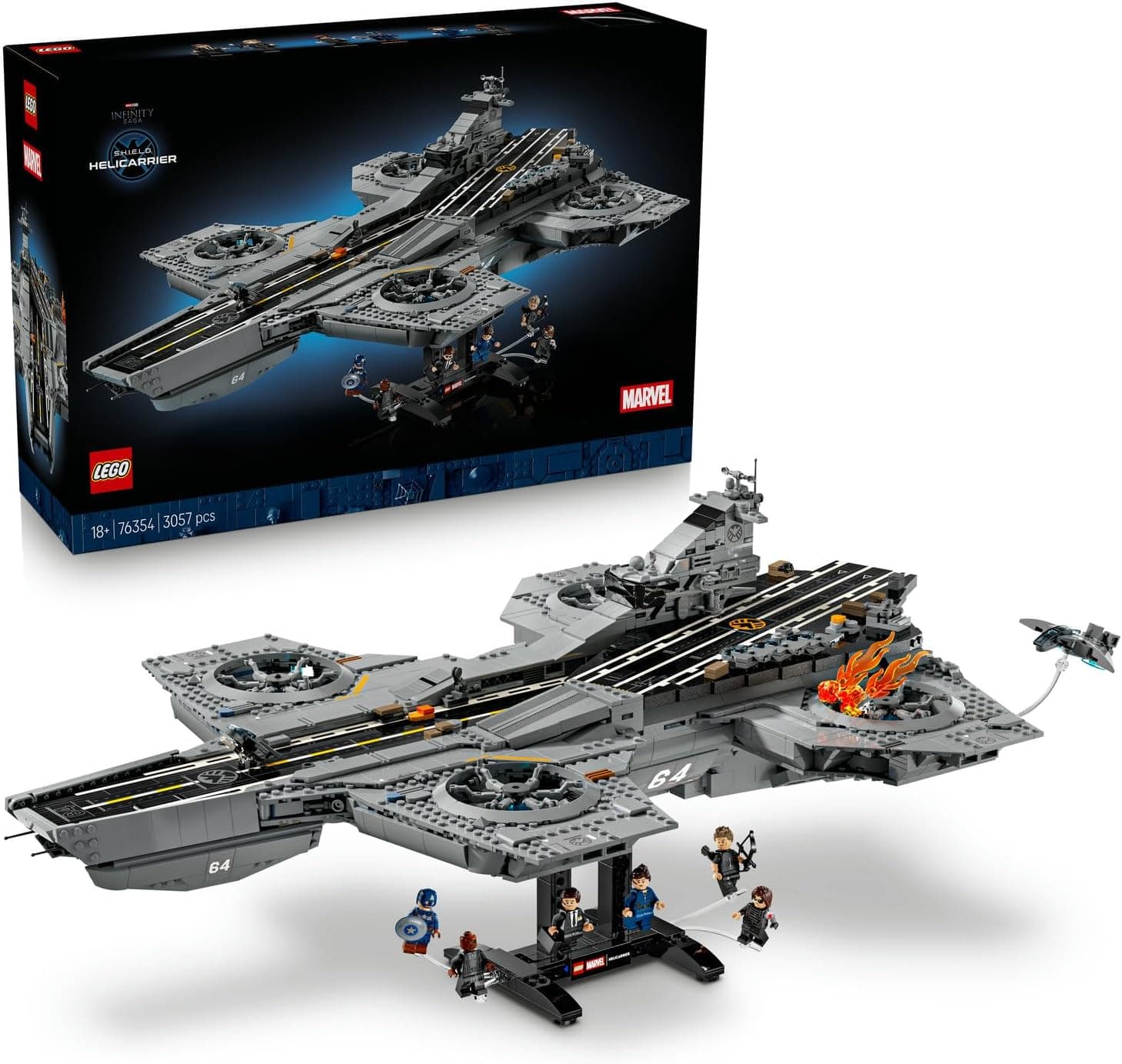 LEGO Marvel S.H.I.E.L.D. Helikoptaşır 76354