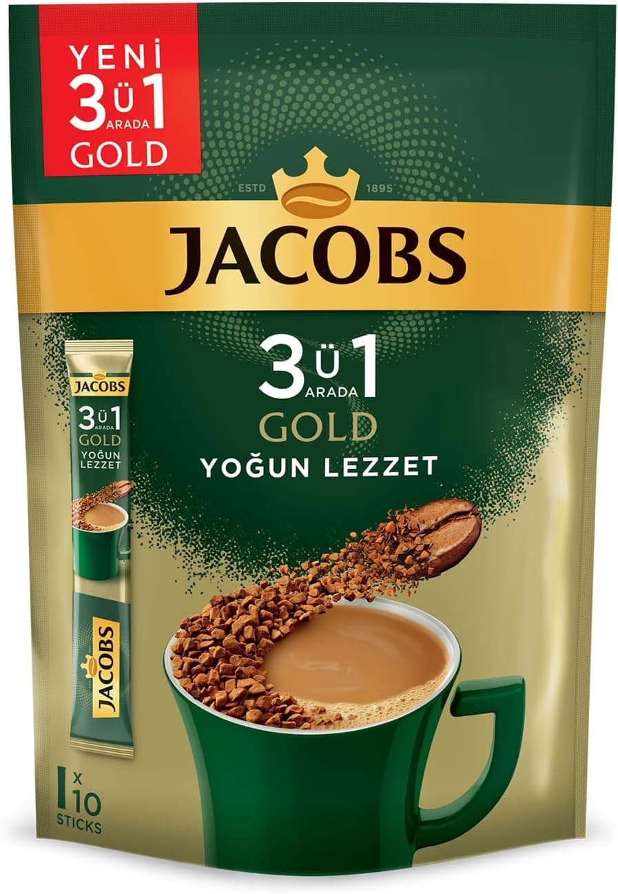 Jacobs 3ü1 Arada Yoğun 10Lu Paket