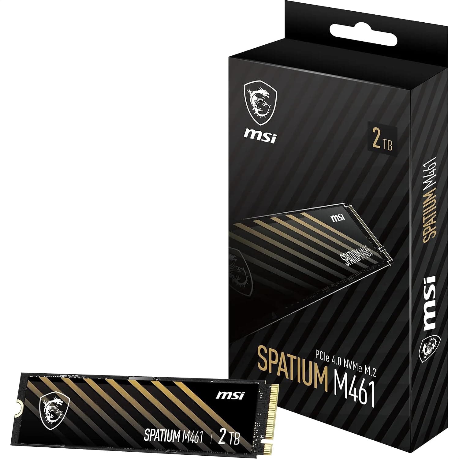 MSI SSD SPATIUM M461 NVME M.2 2TB NVMe M.2 2TB R:5000 W:4200