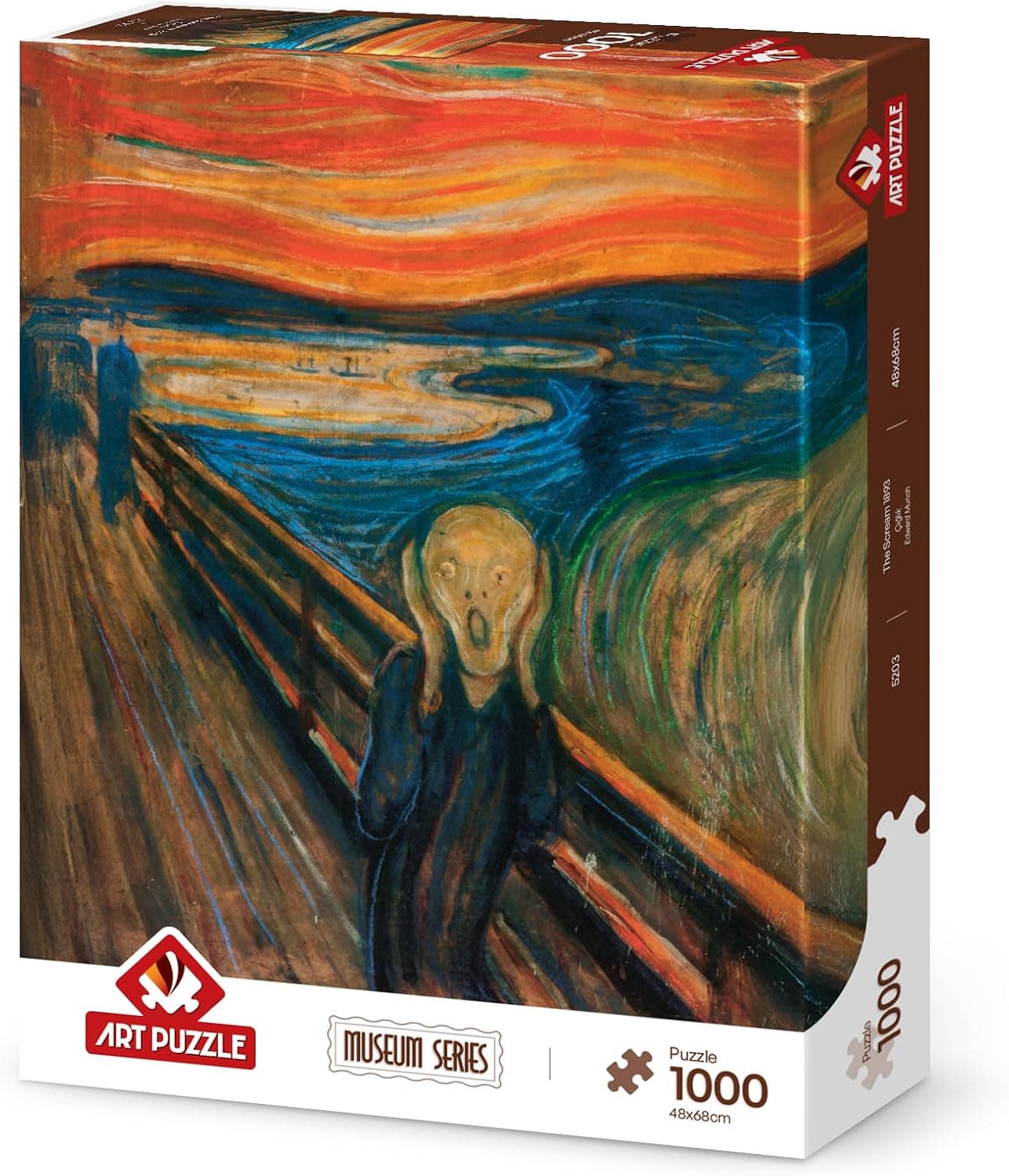 Art Puzzle Çığlık, 1893 1000 Parça Puzzle