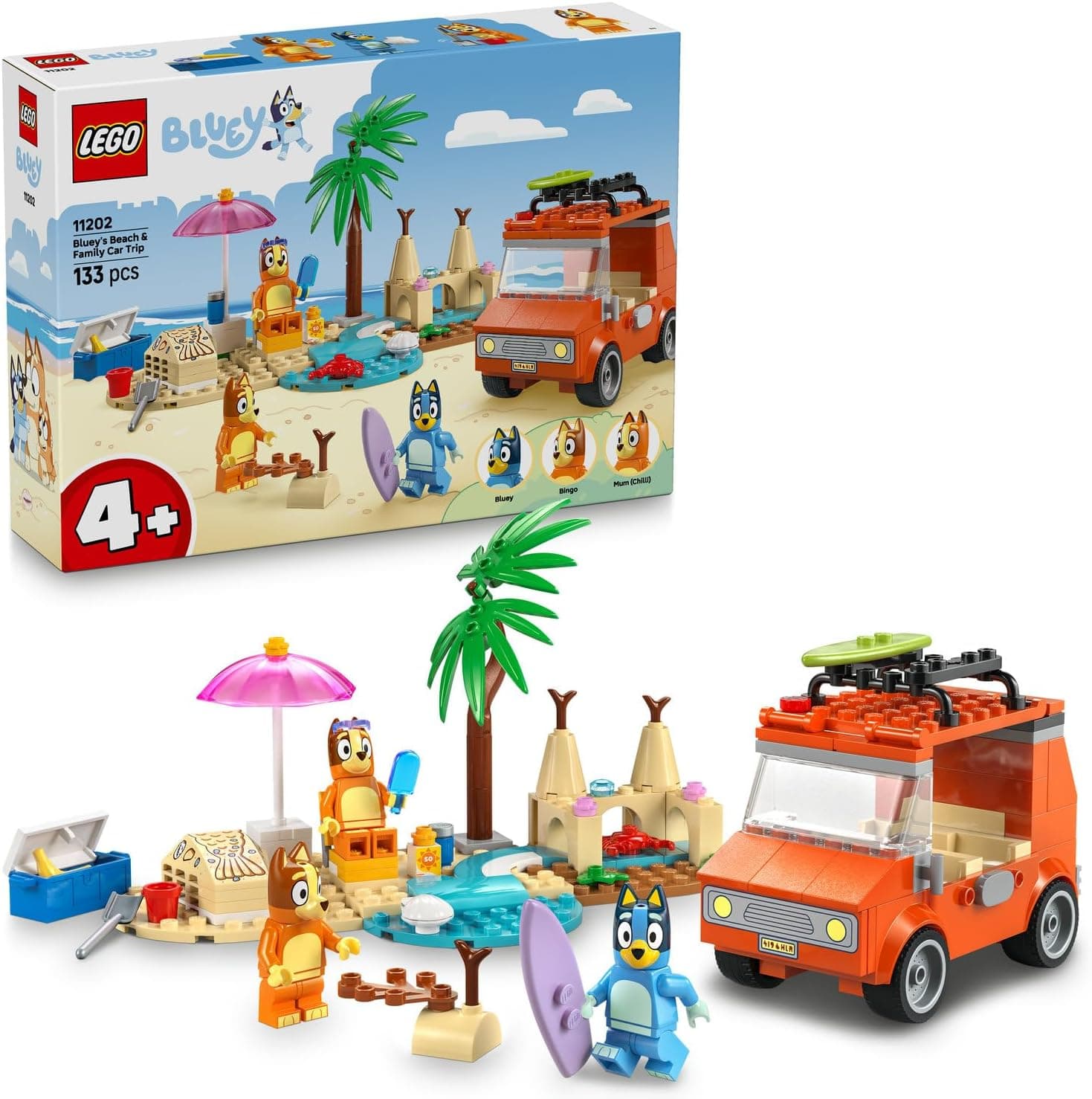 LEGO Bluey: Bluey’nin Ailece Plaj Gezisi 11202