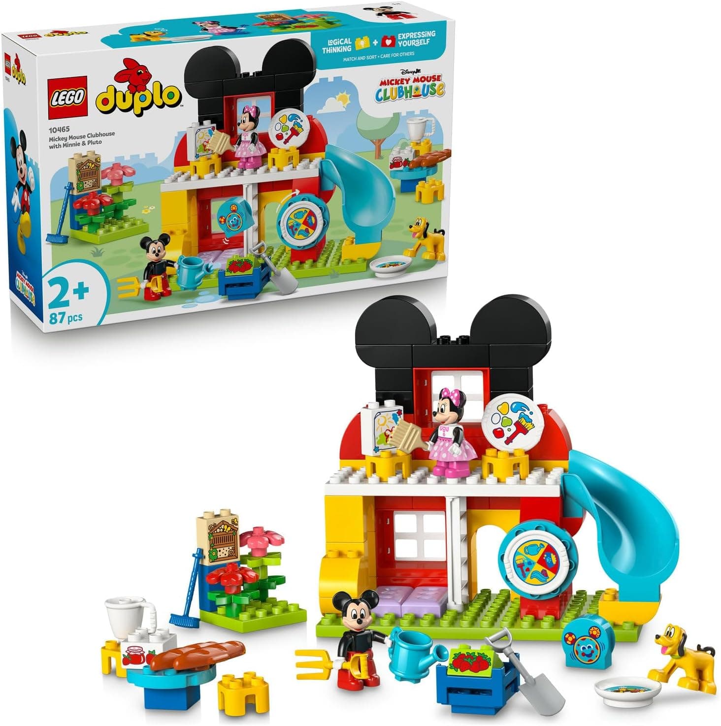 LEGO DUPLO Disney Minnie ve Pluto ile Mickey’nin Kulüp Evi 10465