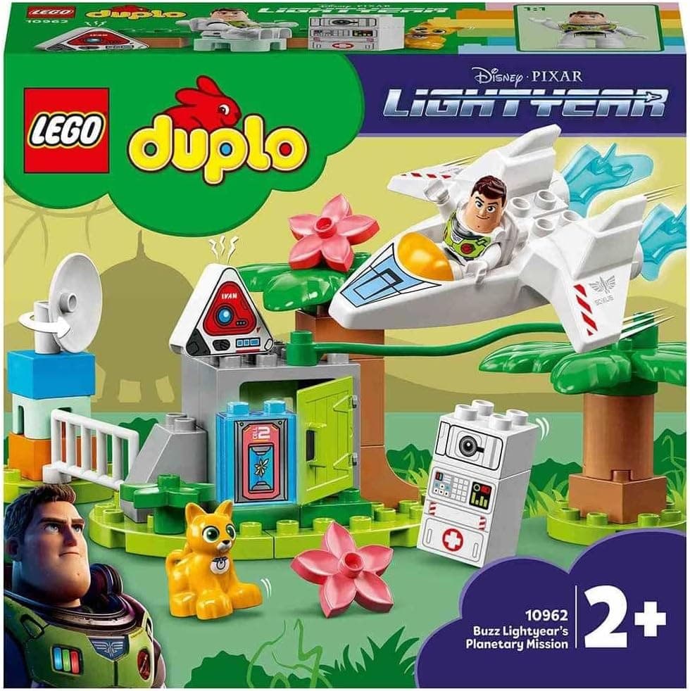 LEGO DUPLO® | Disney Buzz Lightyear’ın Gezegen Görevi 10962-2 Yaş ve Üzeri Uzay Meraklıları için Oyuncak Yapım Seti (37 Parça)