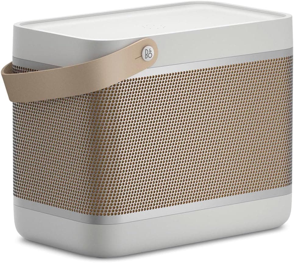 BANG & OLUFSEN Beolit 20 - Taşınabilir Bluetooth Hoparlör - Kablosuz Şarj Pedli, 3.5mm jak çıkışlı - Duman Grisi