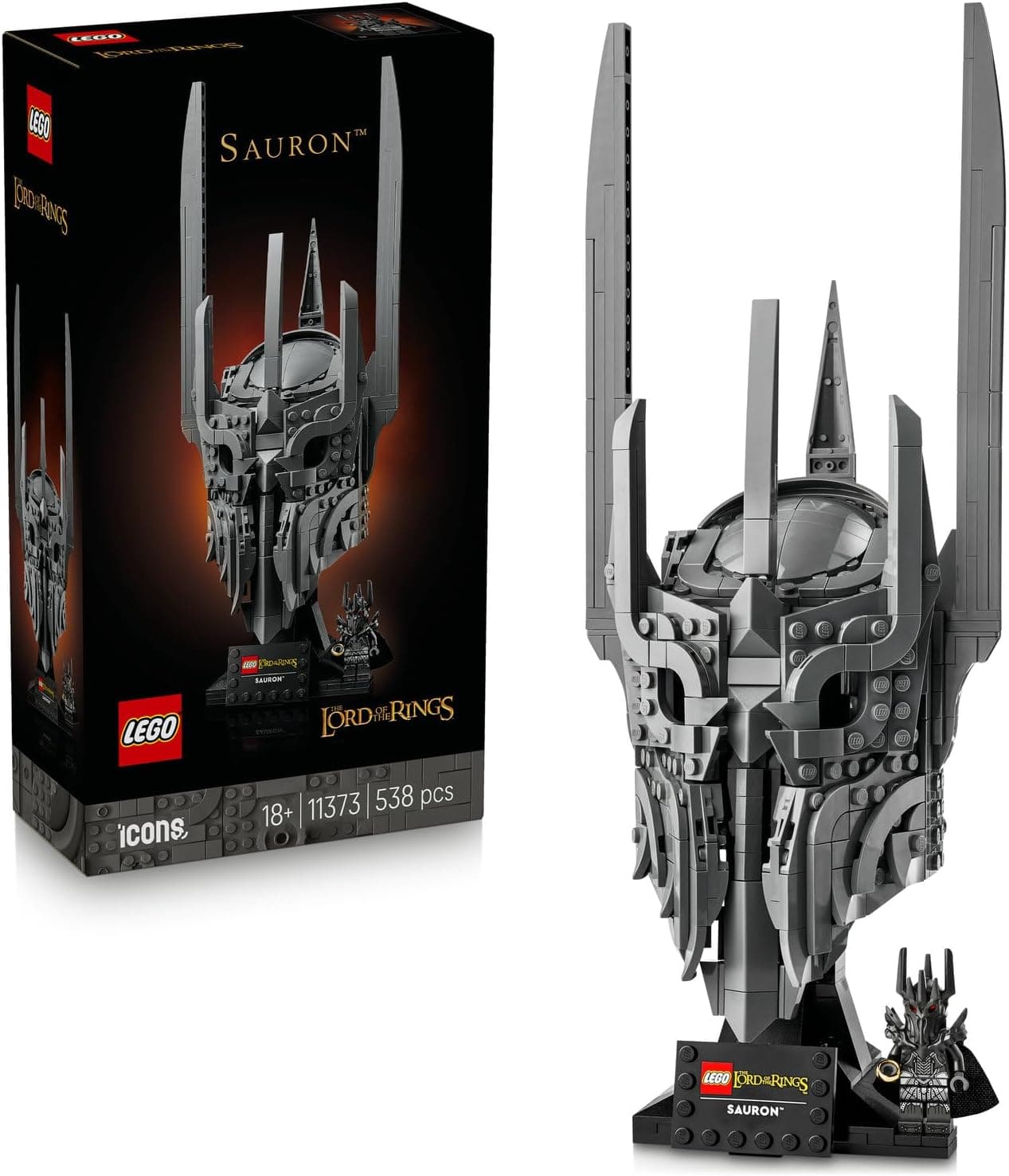 LEGO Icons Yüzüklerin Efendisi: Sauronun Miğferi 11373