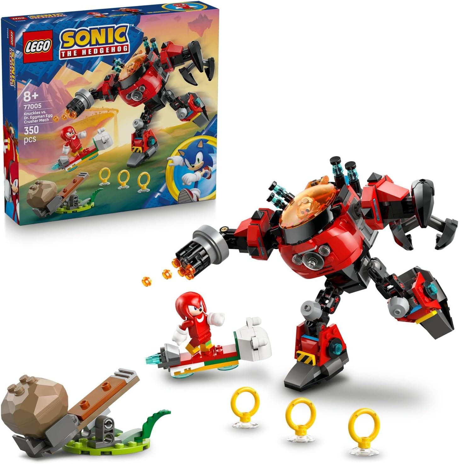 LEGO Sonic the Hedgehog Knuckles Egg Crusher Robotu 77005