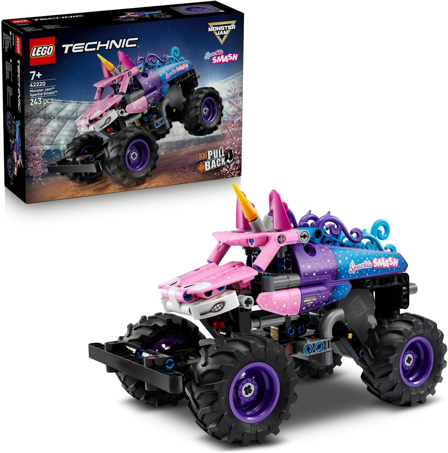 LEGO Technic Monster Jam Sparkle Smash Çek–Bırak 42220