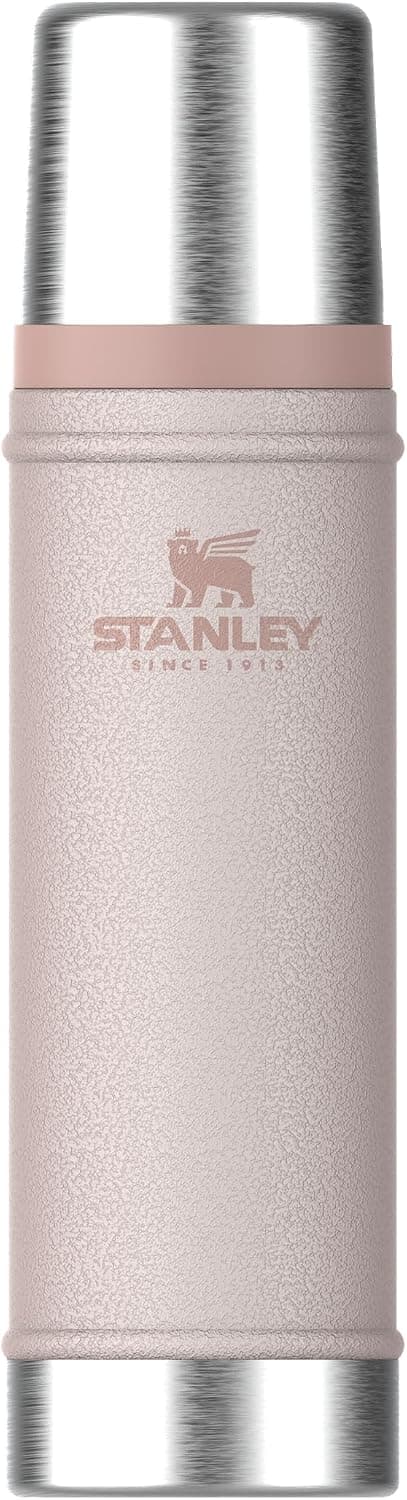 STANLEY Classic Legendary Vakumlu Termos 0.60 Litre - Hammertone Rose Quartz | Paslanmaz Çelik