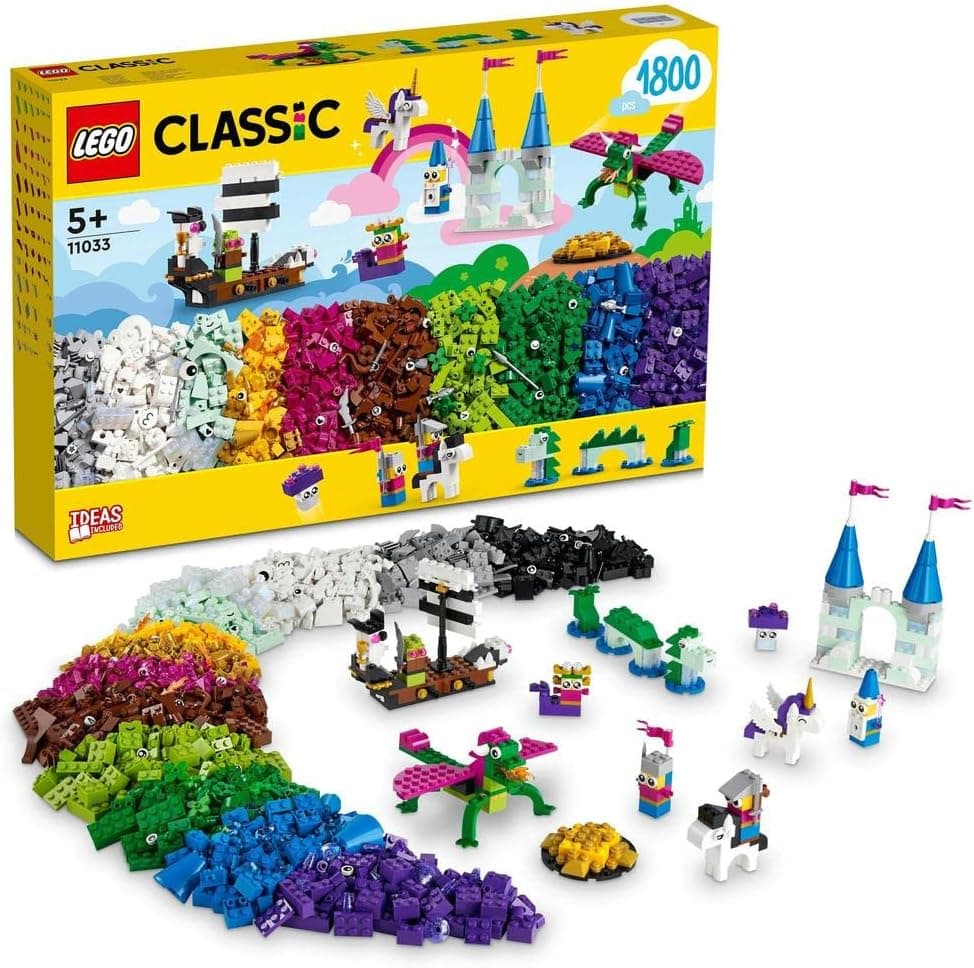 LEGO® Classic Yaratıcı Fantastik Evren 11033 -Hayali Karakterler ve Yaratıklar İçeren Yaratıcı Oyuncak Yapım Seti (1800 Parça)