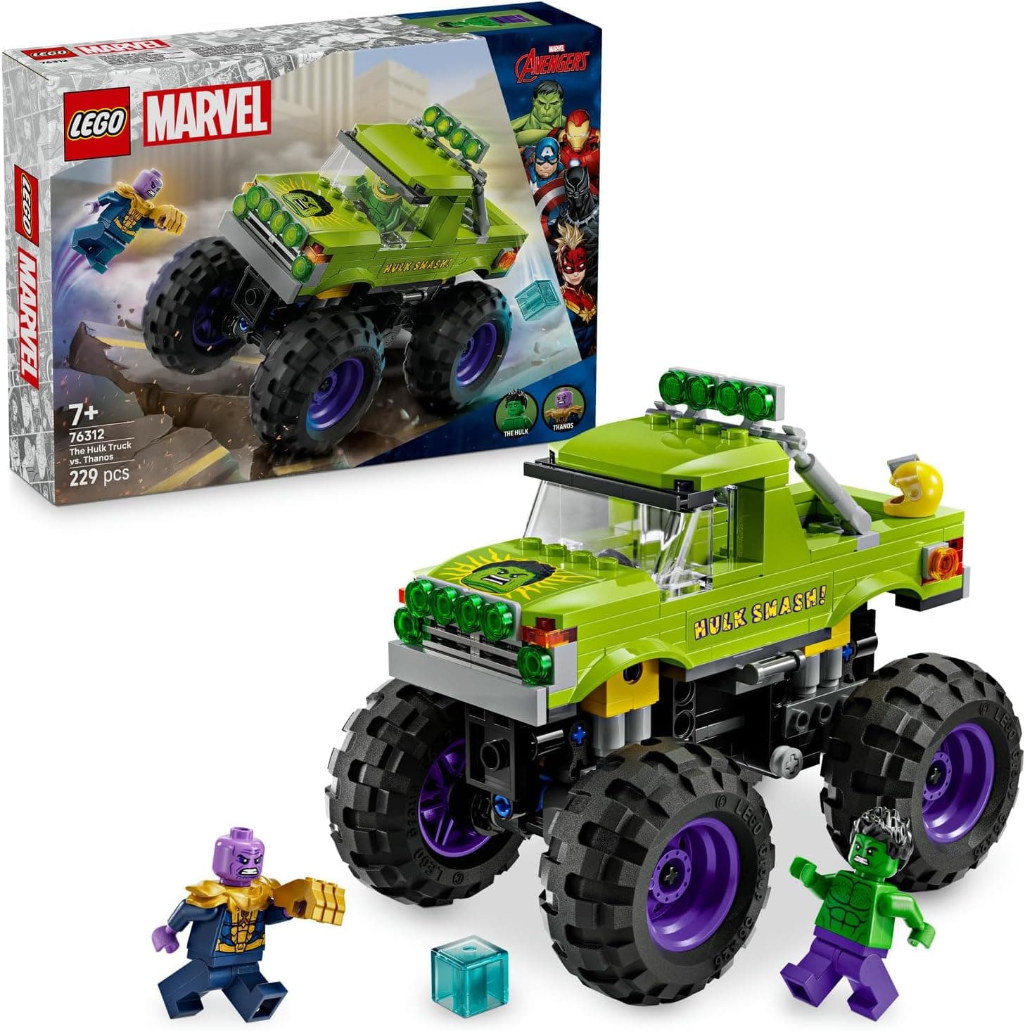 LEGO ǀ Marvel Hulk Kamyonu, Thanosa Karşı 76312