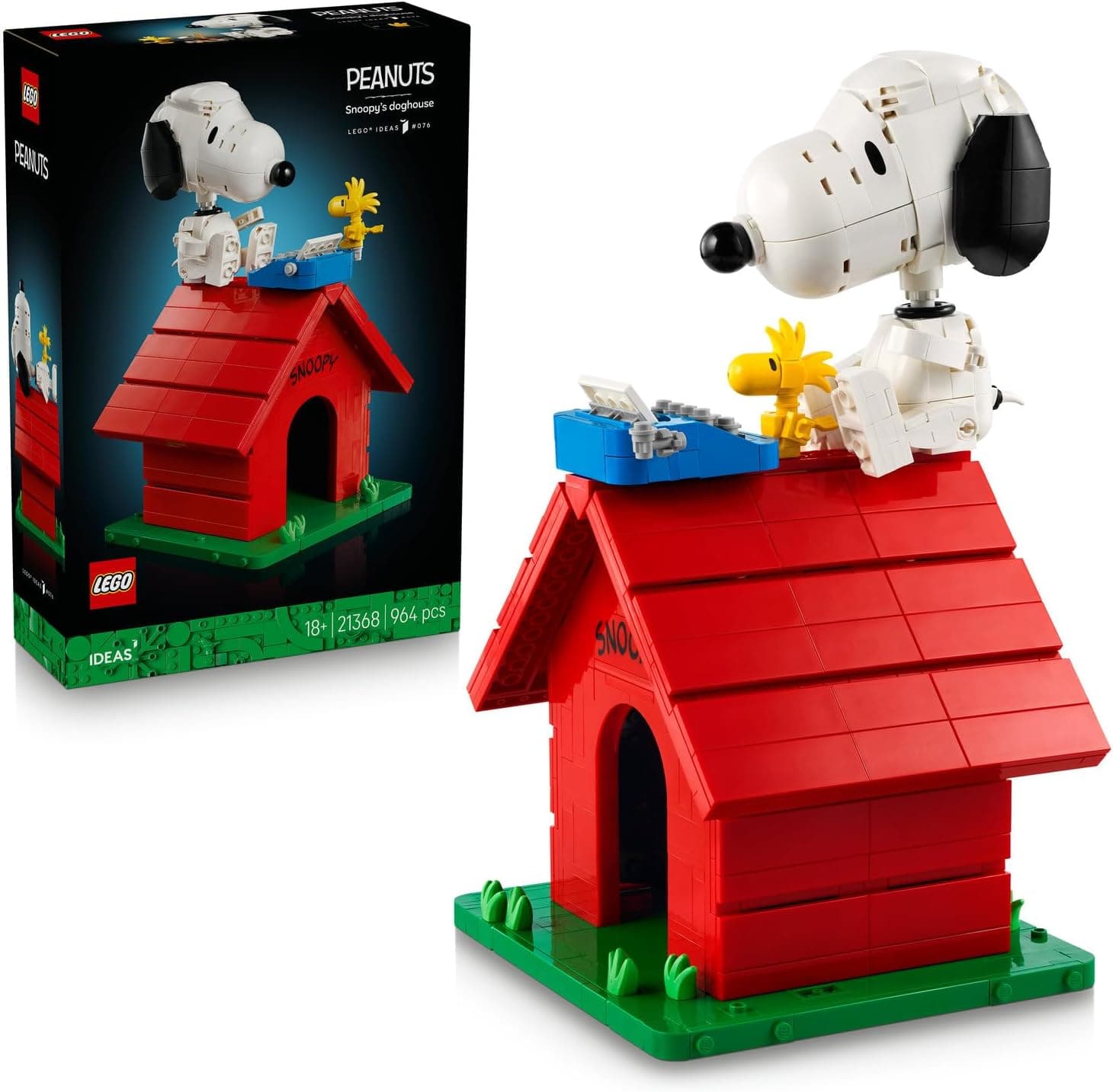 LEGO Ideas Peanuts: Snoopy’nin Köpek Kulübesi 21368