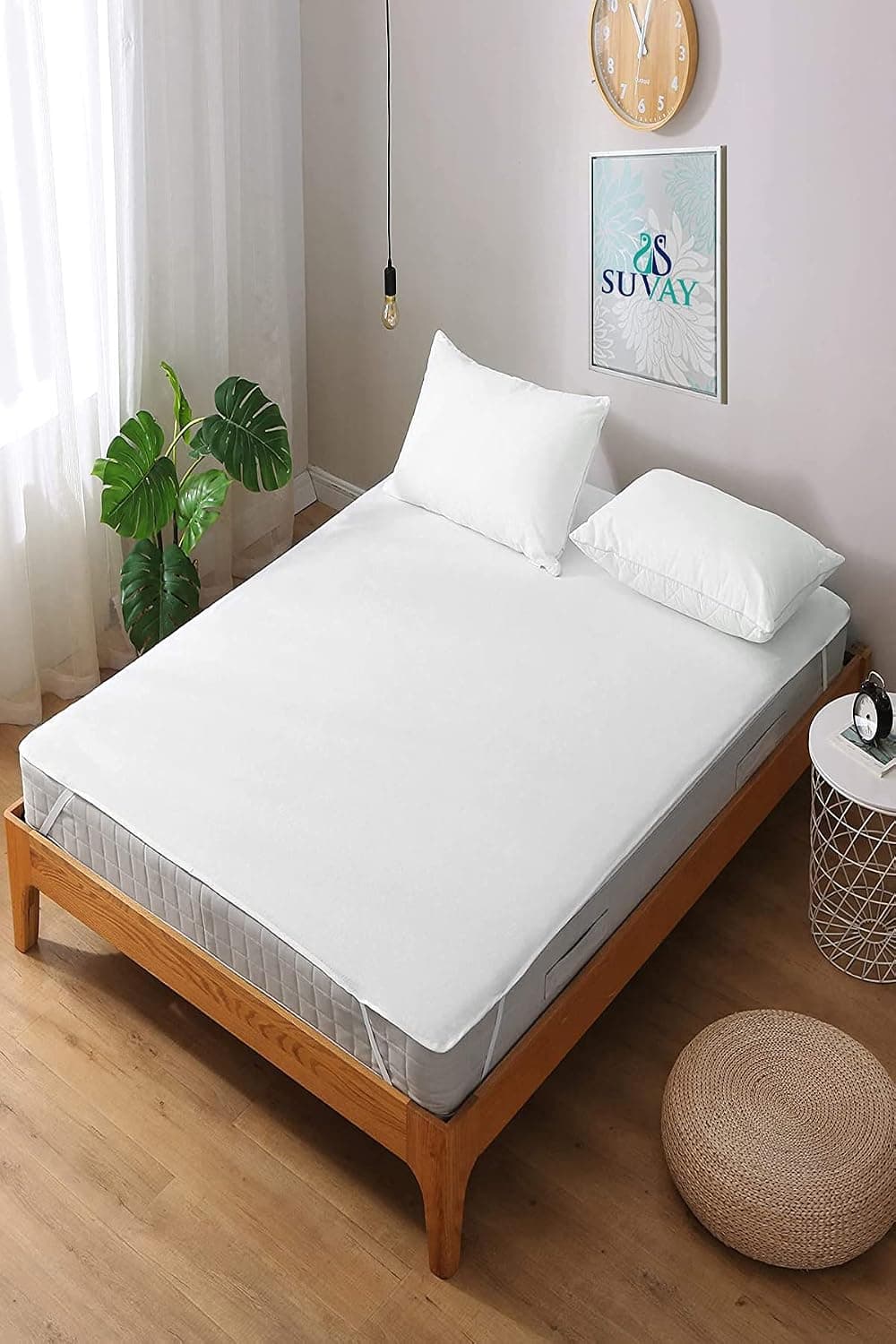 Suvay Micro Su Sıvı Geçirmez Alez Tek Ve Çift Kişilik 9 Farklı Ebat Yatak Koruyucu Alez (120x200)