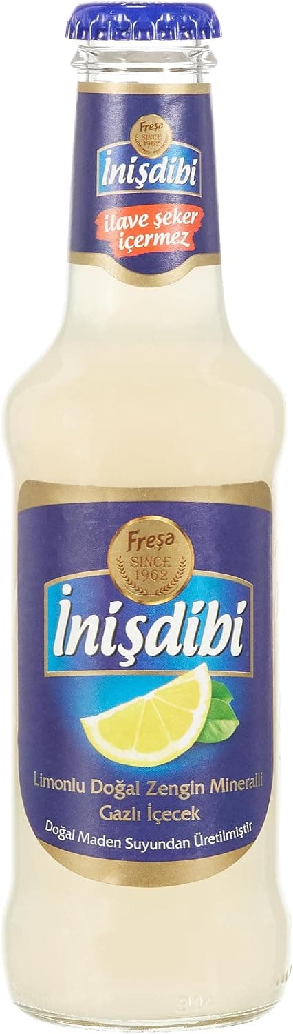Freşa İnişdibi Limonlu Madensuyu 24lü Paket (200 ml x 24 Adet)