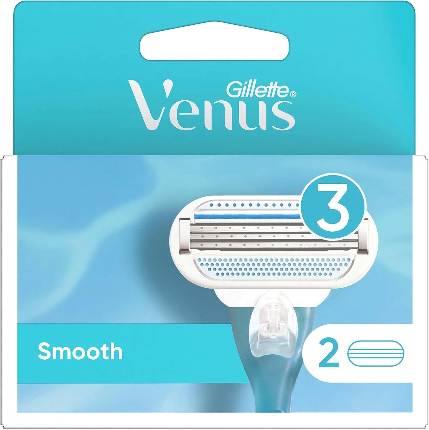 Gillette Venus Smooth Kadın Yedek Tıraş Bıçağı 2 Adet