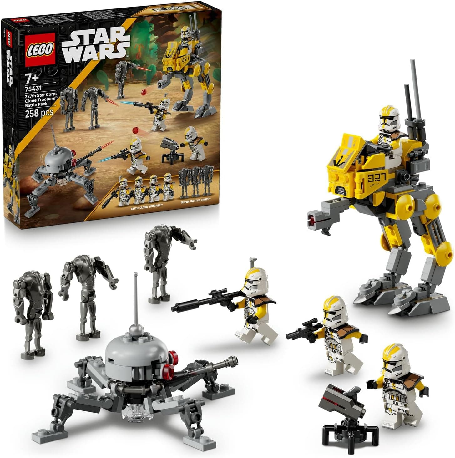 Lego Star Wars 327. Star Corps Klon Trooper Savaş Paketi 75431