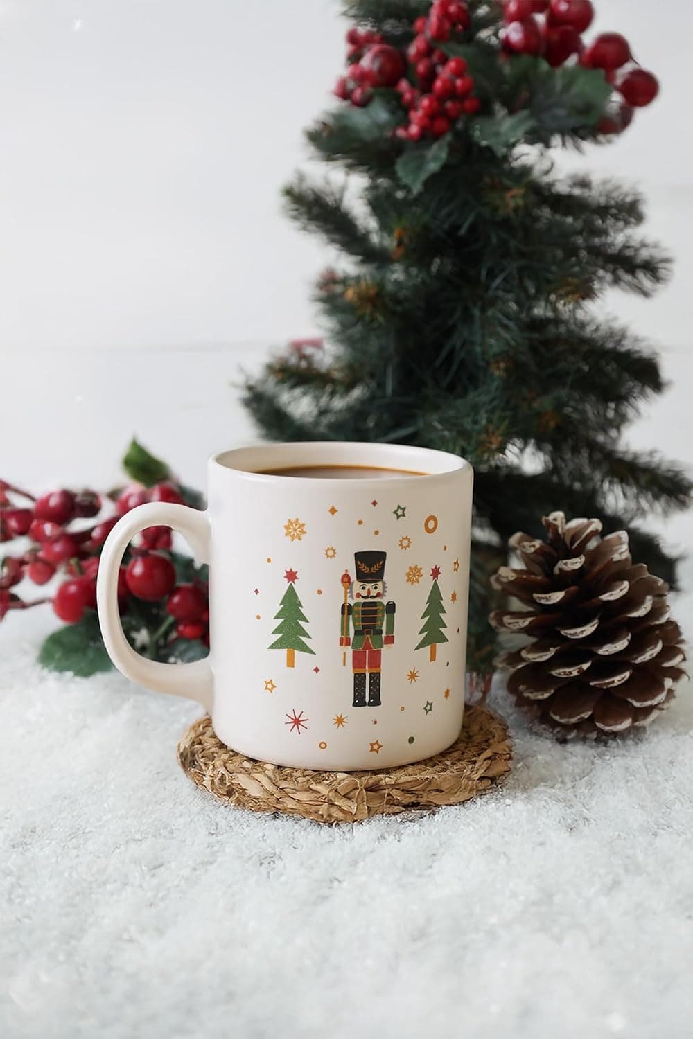 Keramika New Year Kurşun Asker Ağaç Kupa 10 Cm