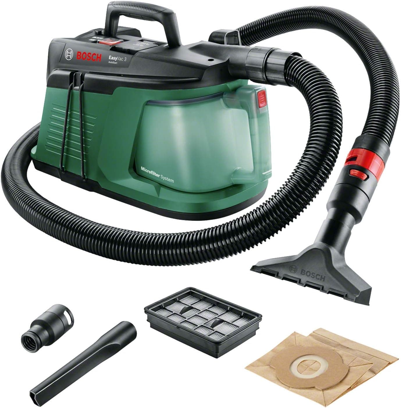 Bosch Home and Garden El Tipi Toz Emme Makinesi Easyvac 3 (700 Watt, Kutuda)