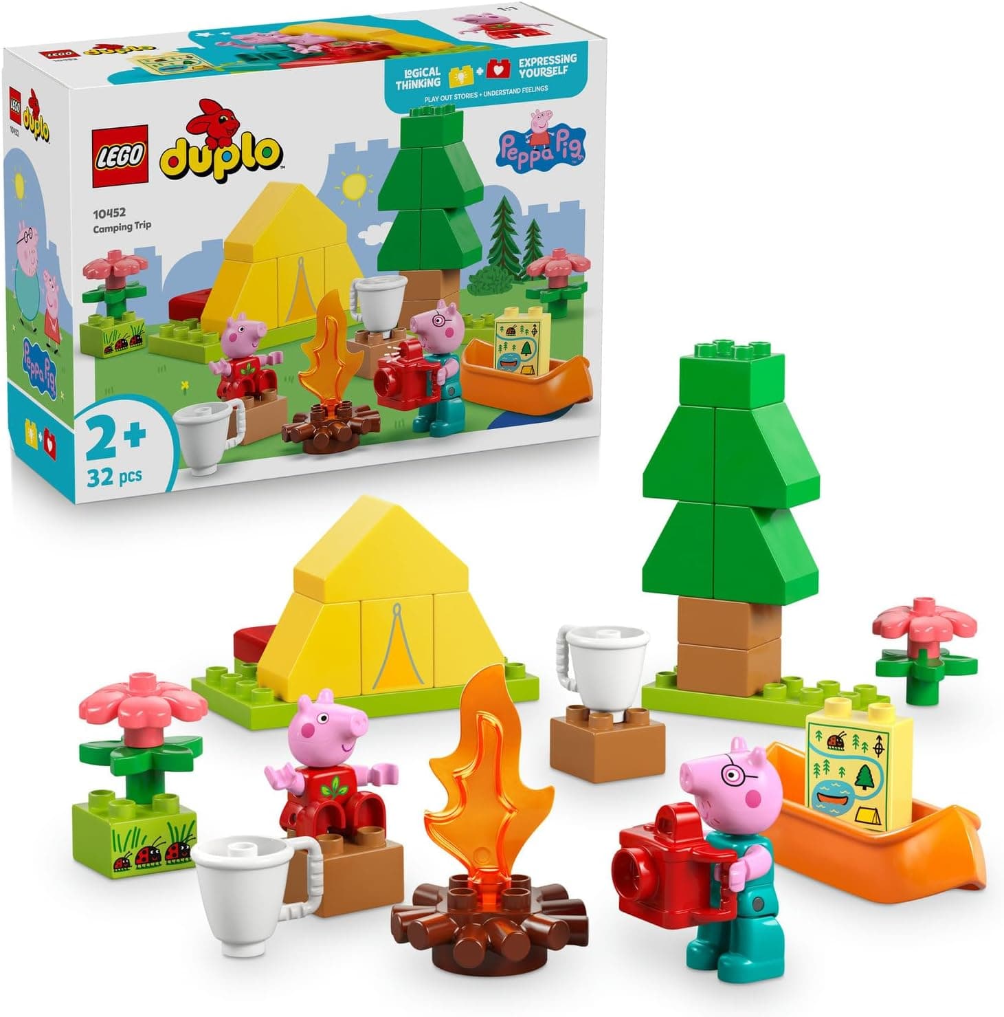 LEGO DUPLO Peppa Pig Kamp Gezisi 10452