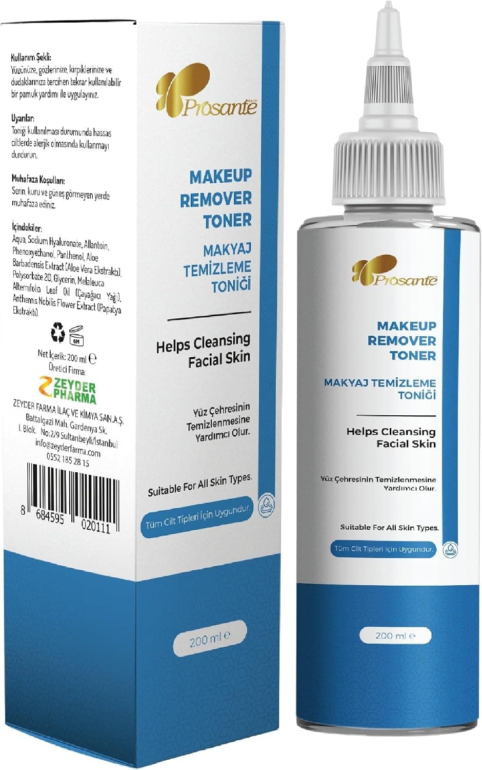 Makyaj Temizleme Toniği 200 Ml