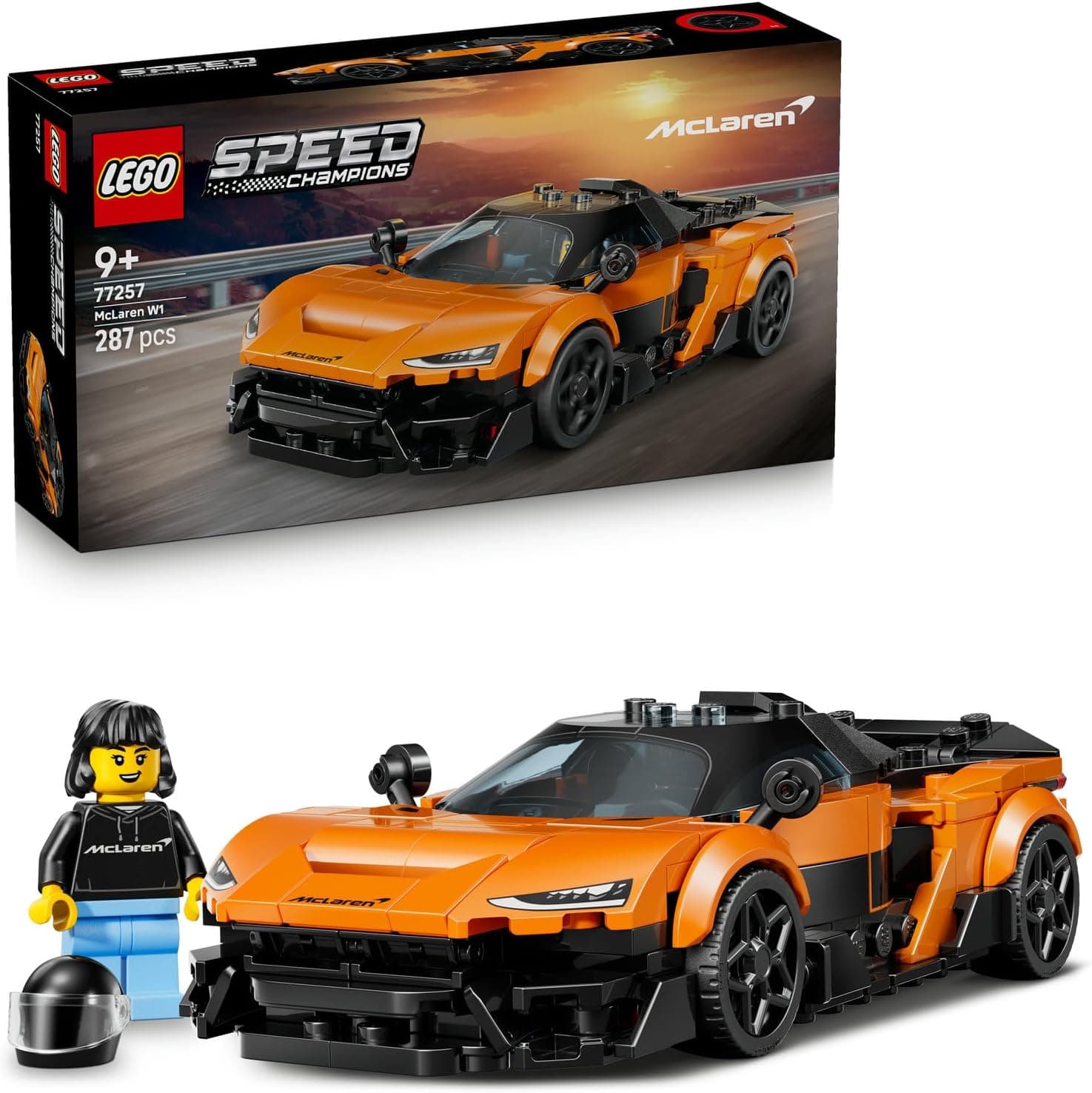 LEGO Speed Champions McLaren W1 Gerçek Süper Araba 77257