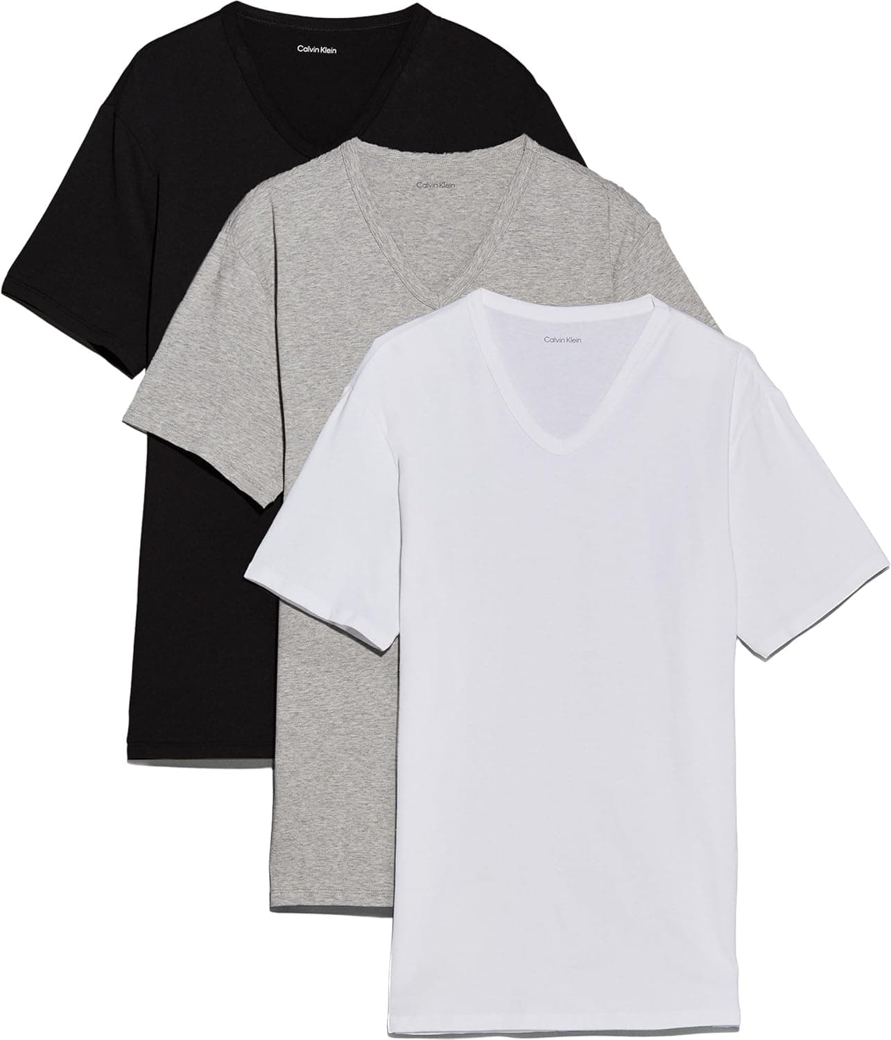 Calvin Klein S/S V NECK 3PK Tişört Erkek