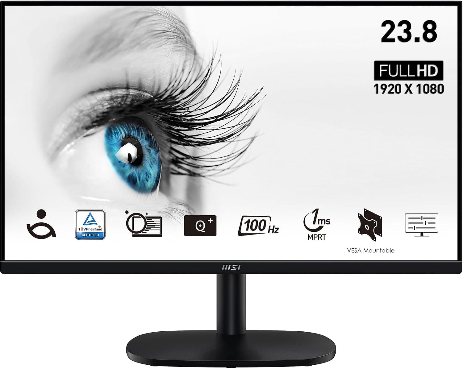 MSI Pro MP245V 23.8” 1920x1080 1ms 100Hz VA Anti-Glare Full HD Monitör