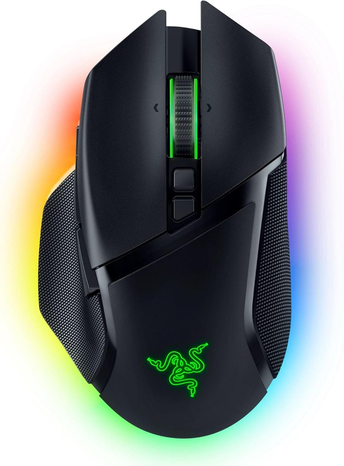 Razer Basilisk V3 Pro - Kablosuz Oyun Mouseu (Razer HyperScroll Tilt Wheel, Focus Pro 30K Optik Sensör, HyperSpeed Kablosuz, 13 Bölgeli Chroma Aydınlatma, 10+1 Programlanabilir Düğme) Siyah
