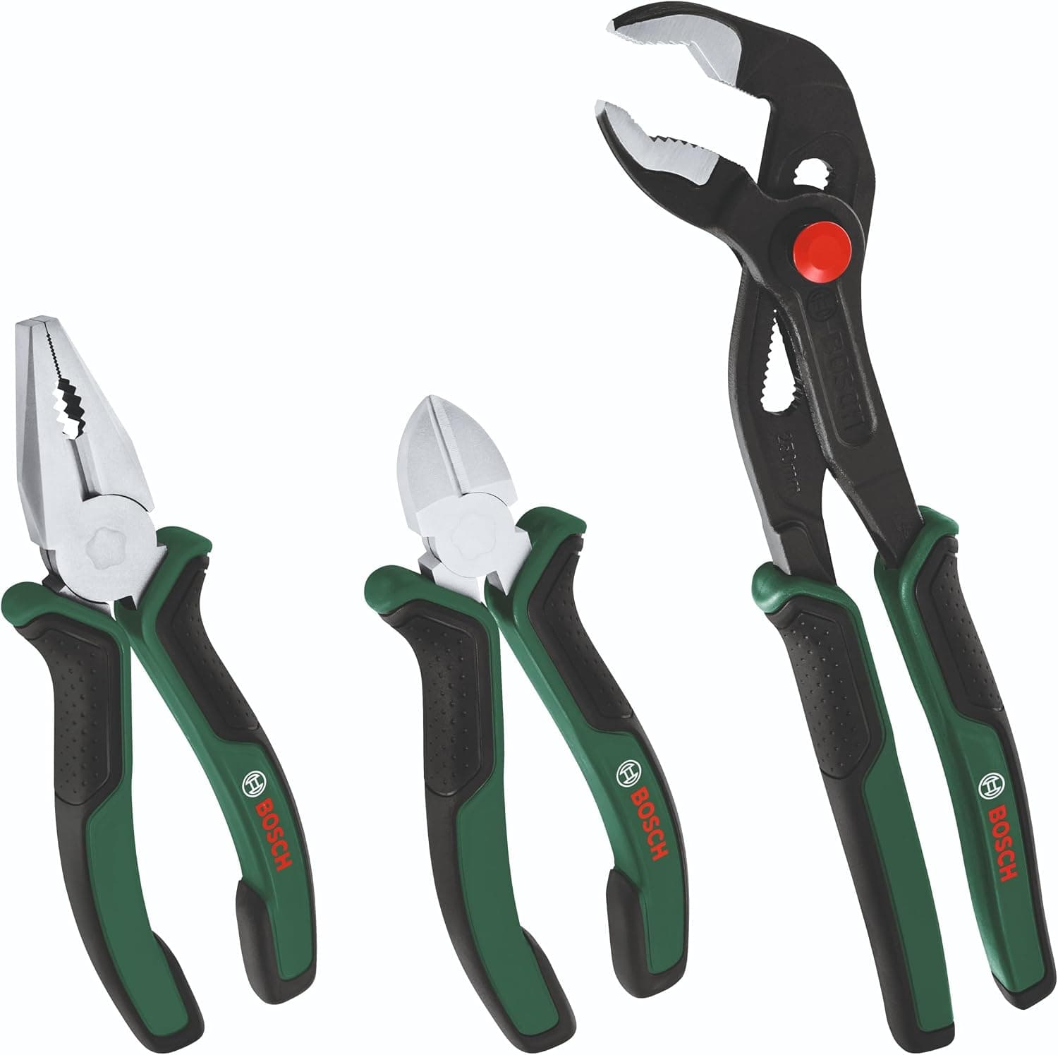 Bosch Home and Garden Pense Seti 3 Parça Premium (Pense, Yan Keski, Boru Anahtarı)