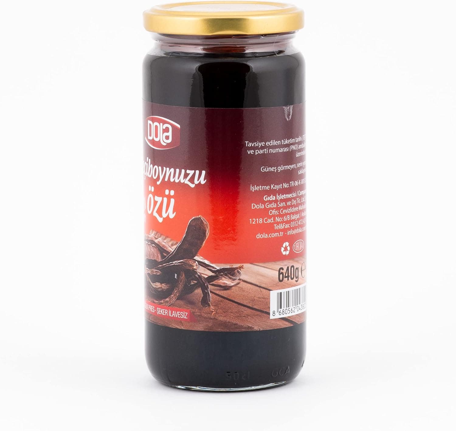 Dola Keçiboynuzu Özü 640 g Glutensiz, Soğuk Pres, Şeker İlavesiz