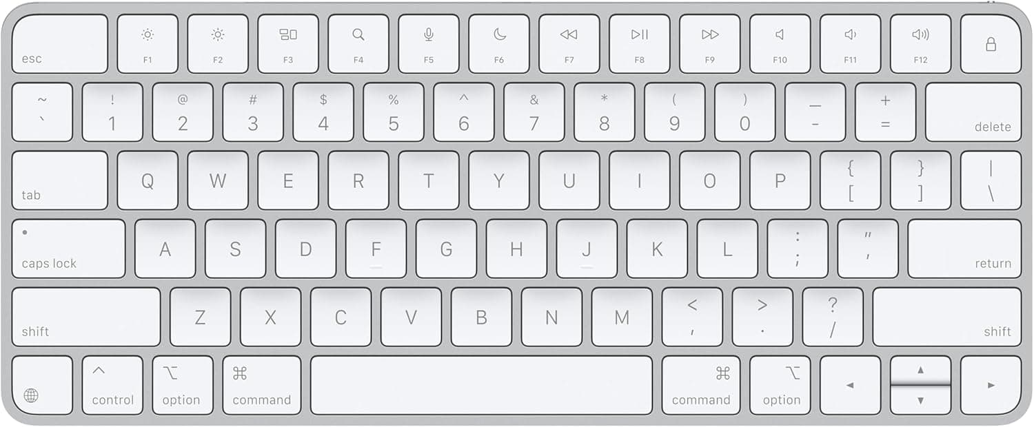 Apple Magic Keyboard: Bluetooth, şarj edilebilir. Mac, iPad ve iPhone ile çalışır; Amerikan İngilizcesi, Gümüş Rengi (Lightning)