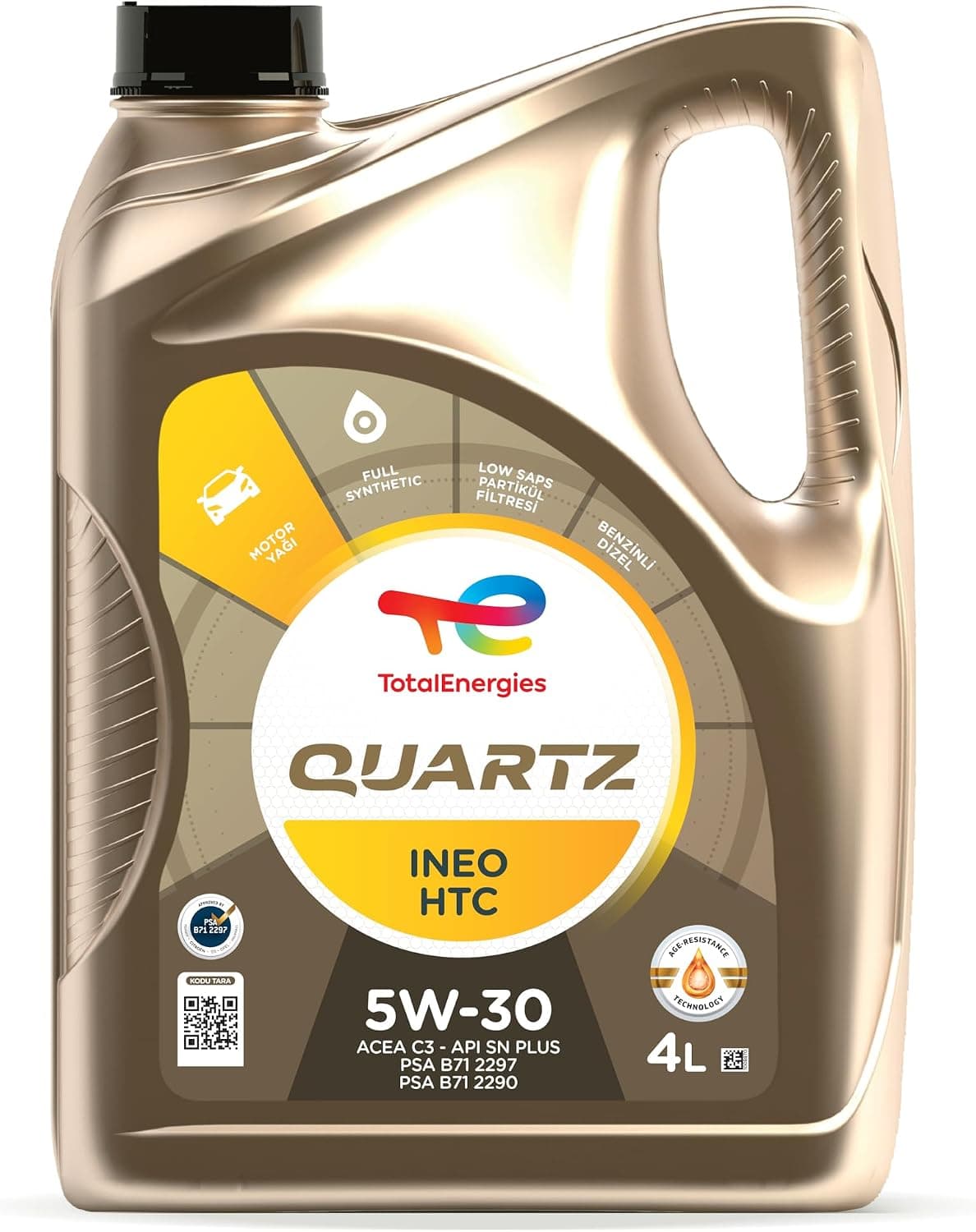 TOTAL Quartz Ineo Htc 5W30 Motor Yağı 4 Litre