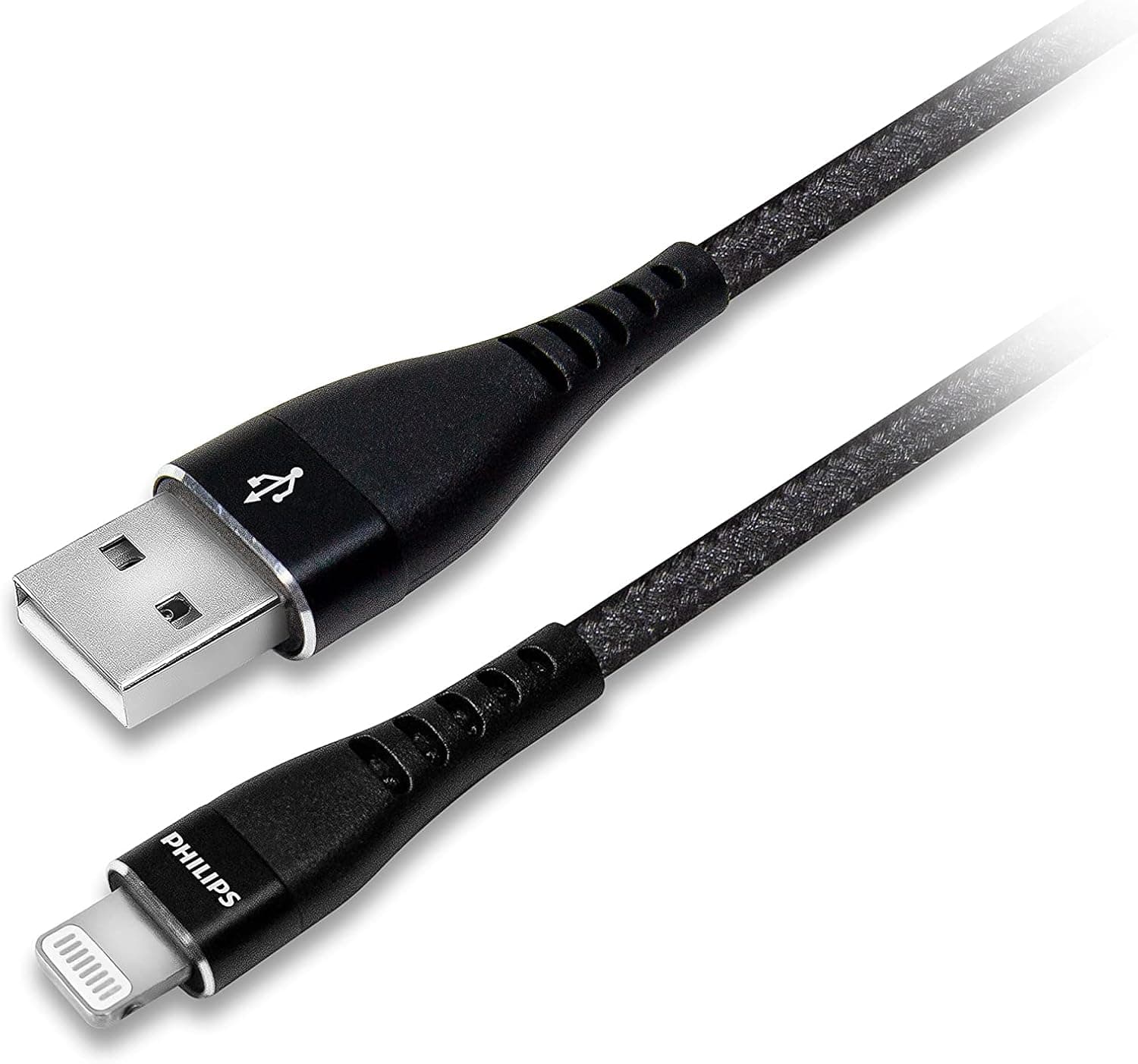 Philips DLC5204V/00 iPhone şarj kablosu - 1,2 metre - iPad, iPod, iPhone ile uyumlu - USB-A - Lightning kablosu