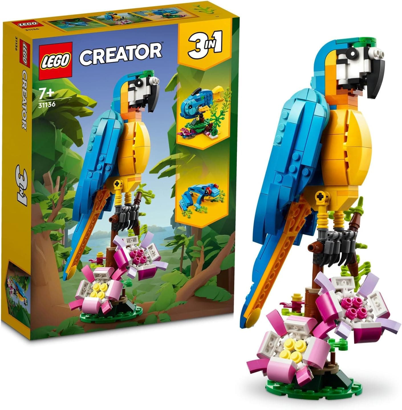 LEGO Creator Egzotik Papağan 31136