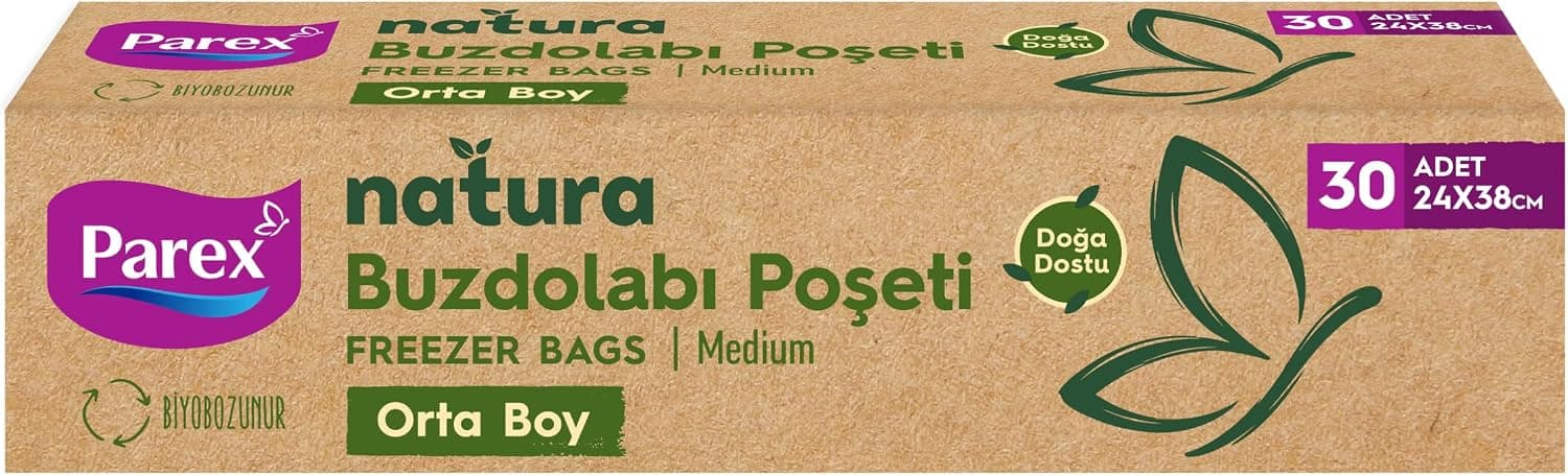 Parex Natura Buzdolabı Poşeti Orta Boy 20’Li