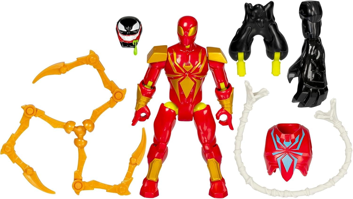 MixMashers Marvel Iron Spider Özel Spider-Man Karıştır ve Eşleştir Deluxe Aksiyon Figürü ve Aksesuarları