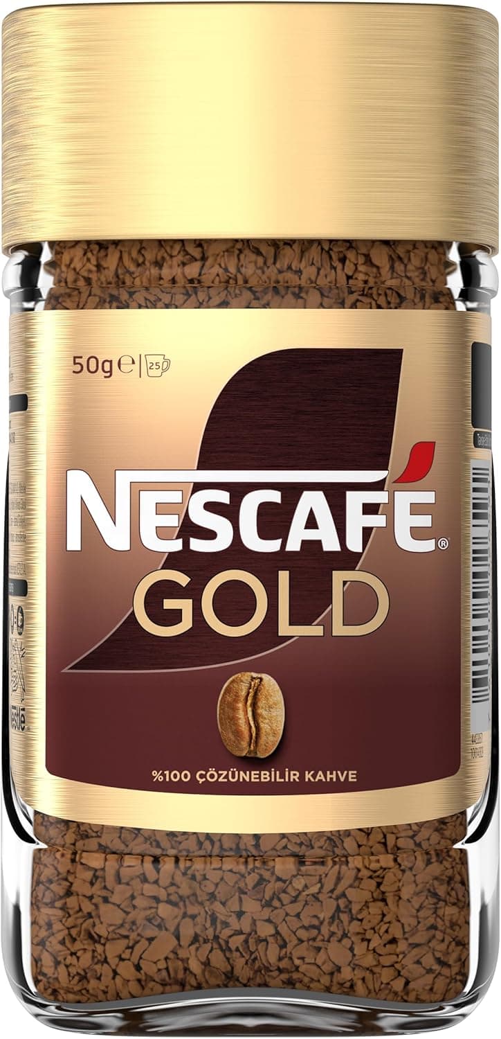 Nescafé Gold Çözünebilir Kahve Kavanoz, 50 g