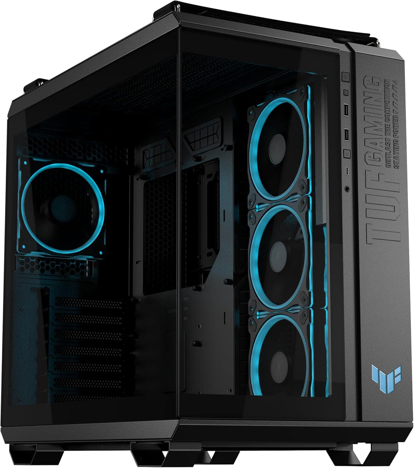 ASUS TUF GAMING GT502 HORIZON TG ARGB Siyah Bilgisayar Kasası
