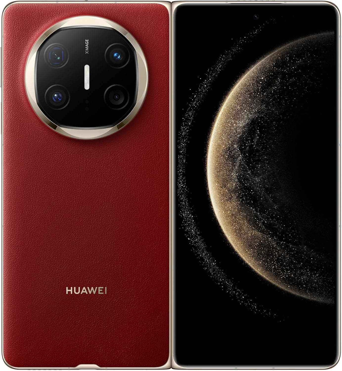 HUAWEI Mate X6, 12+512G, Akıllı Telefon Katlanabilir Form, Ultra İnce ve Dayanıklı, Ultra Chroma Kamera, Kunlun Glass 2. Nesil, HUAWEI X-True™ Ekran ve Canlı Çoklu Görev, Nebula Kırmızı